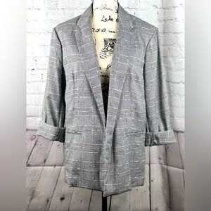 Lauren Conrad oversized plaid blazer